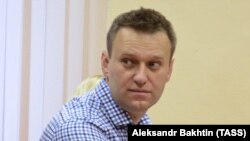 Алексей Навальный на суде в Кирове 1 февраля