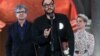 Russian stage and film director Kirill Serebrennikov receives the Drama/Best Director award 